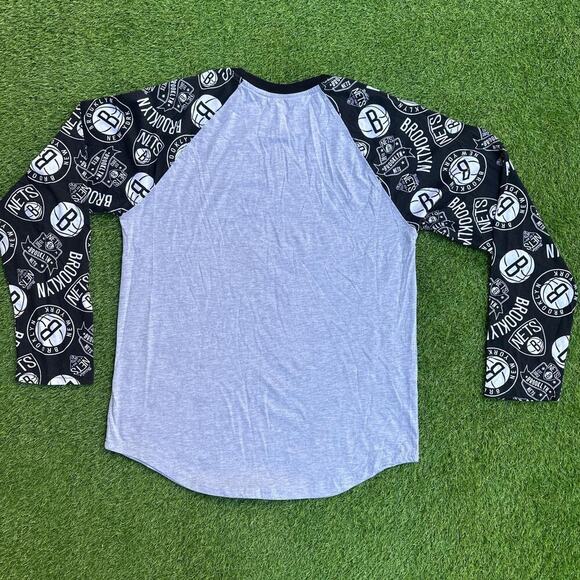 Brooklyn Nets Long-Sleeve Raglan Tee - Picture 5 of 5